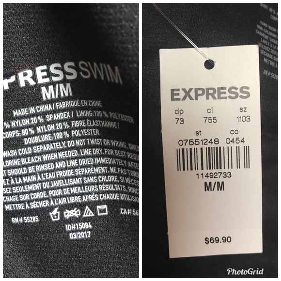 EXPRESS Ruffle V-Wire One-Piece Swimsuit BLACK - Picture 6 of 7